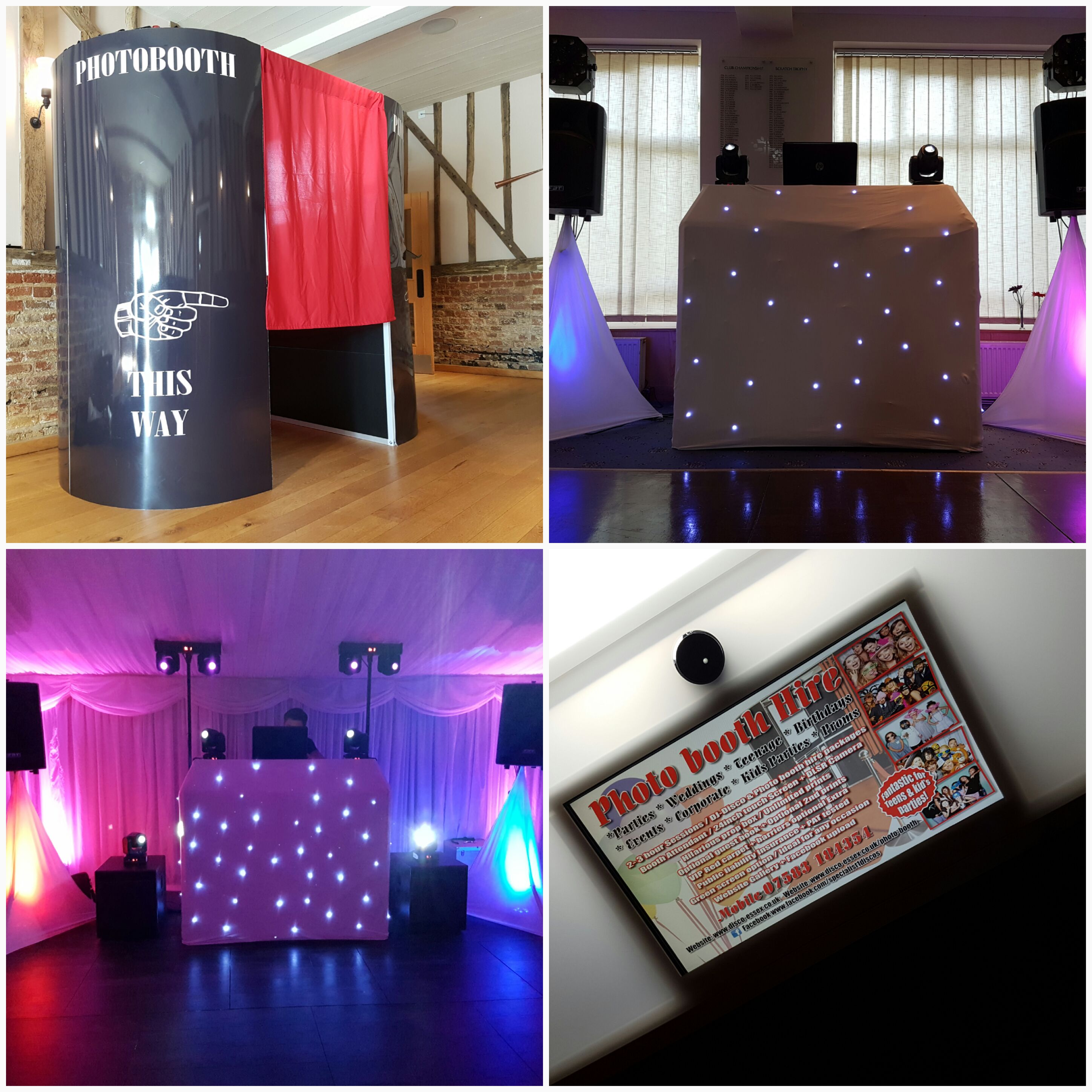 DJ & Photo Booth Packages Available Essex